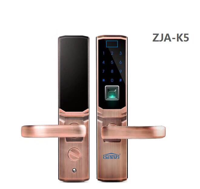 供应ZJA-K5智能指纹锁