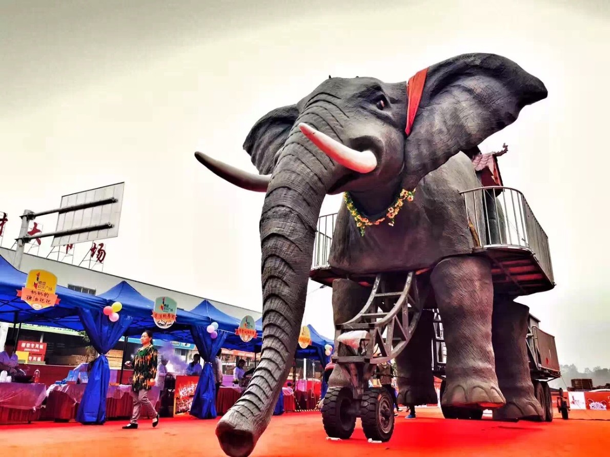 机械大象出租迅游机械大象租赁 泰国风展览