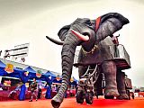 機械大象出租迅游機械大象租賃 泰國風展覽;