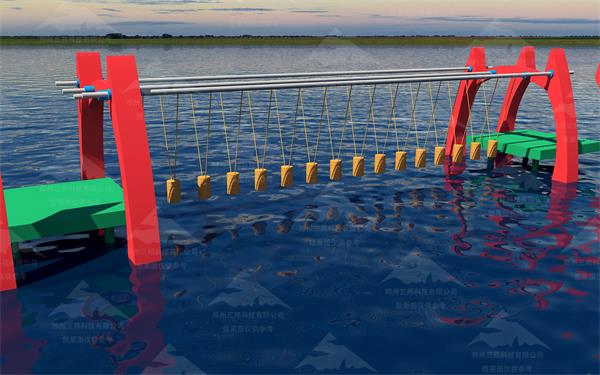 户外水上拓展项目——吊桩桥