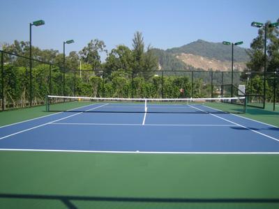 广东网球场铺设 承接PU网球场地面施工 球场地坪施工