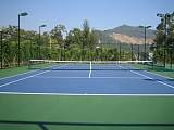 广东网球场铺设 承接PU网球场地面施工 球场地坪施工;