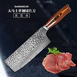 阳江惠利6.5寸大马士革钢日式切片刀厨师刀小菜刀