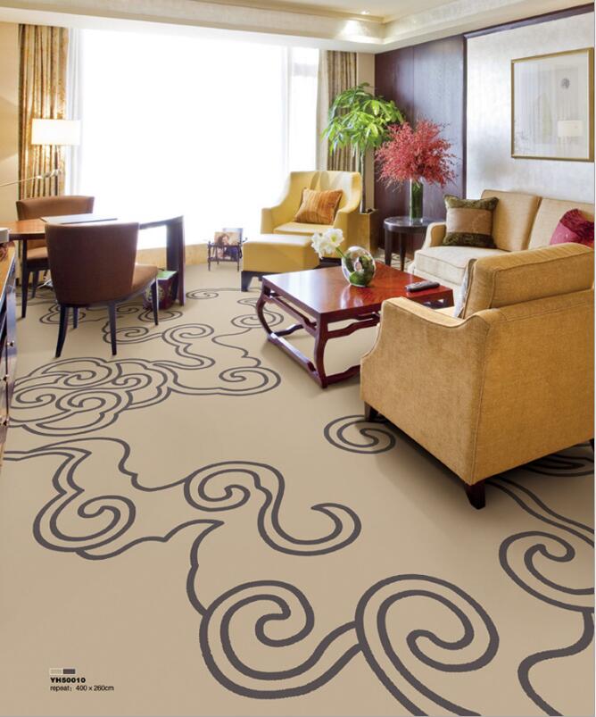 上海宾馆酒店客房走廊地毯批发 定做尼龙印花地毯 厂家直销