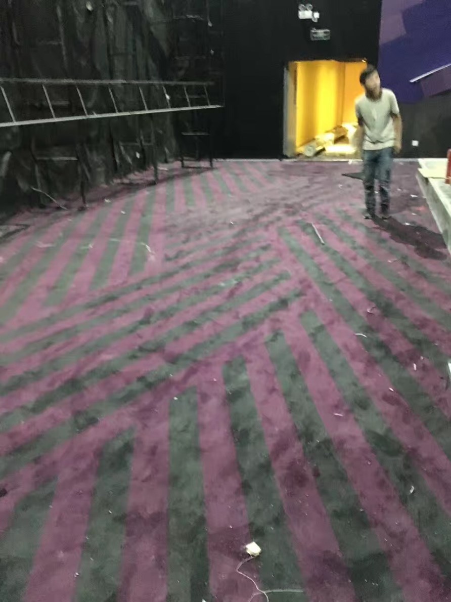 上海电影院地毯 定制防火阻燃羊毛混纺阿克明斯特地毯 价格