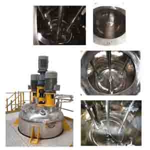 无锡银燕厂家供应多功能搅拌釜按需定制搅拌组合形式