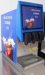 阳泉可乐机怎么卖阳泉汉堡店奶茶机出售;