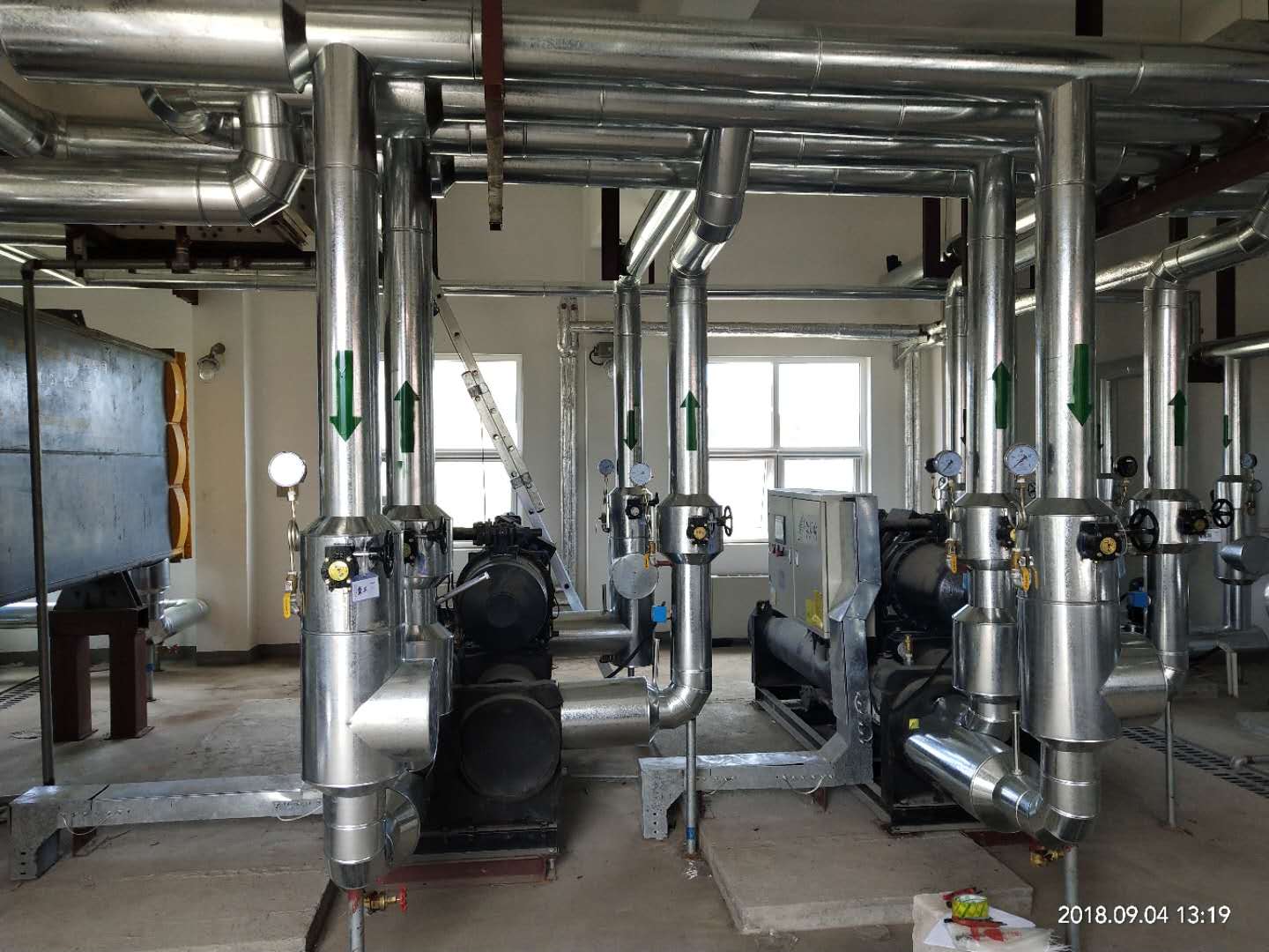 污水处理厂污水源热泵系统