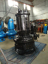 山東魯達泥漿泵就是耐用-潛水攪拌無堵塞泥漿泵;