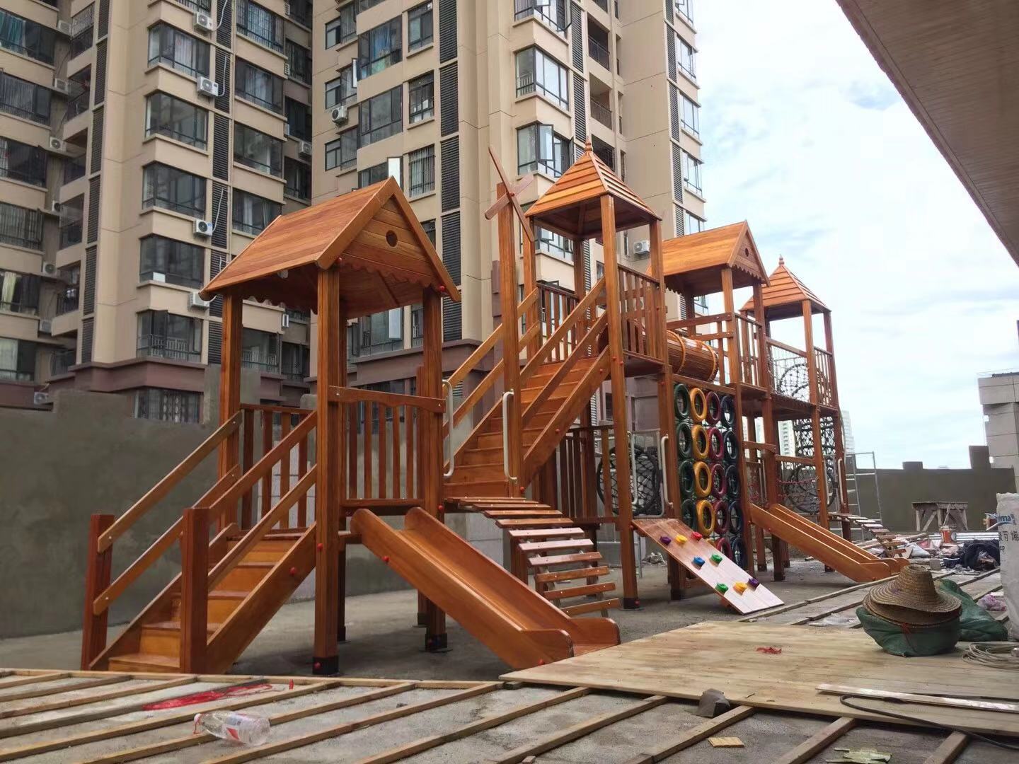 南宁公园拓展设备 小区攀爬玩具 幼儿园户外大型拓展训练组合