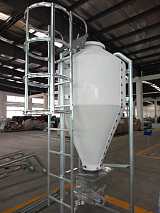 玻璃钢料塔A养猪料线专用玻璃钢料塔A德州自动喂料机配件厂;