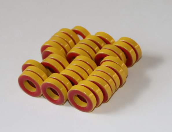 【专新磁环磁芯】 T68-8 铁粉芯 黄红环 功放器磁环
