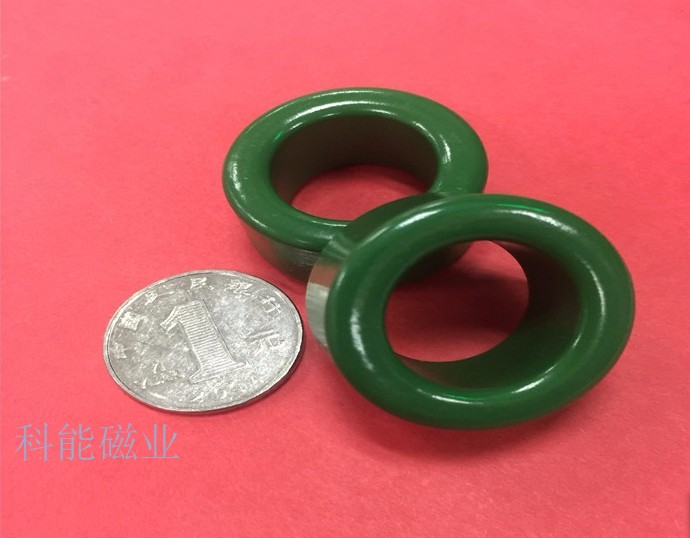 铁氧体锰锌磁环22*14*6.5 绿色喷涂单圈感量1.3功率型
