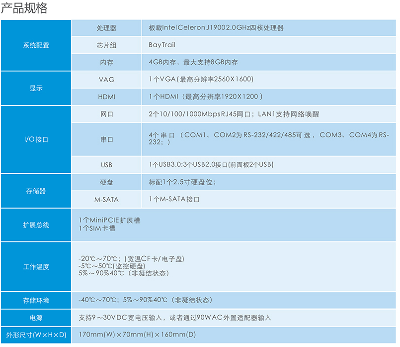 重庆工控机-MEC-5031-M 徕深科技