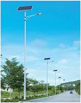 HGTYN-LD-001 6m30w農村鋰電池太陽能LED路燈;
