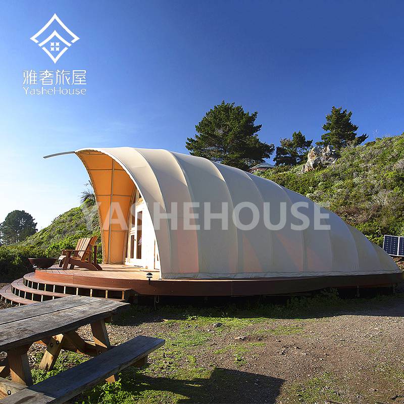 韩式特色海边主题酒店帐篷，野奢自然的景区营地民宿帐篷酒店