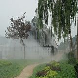 河北 永创嘉辉 冷雾机 人造雾设备，园林景观造雾，围挡喷淋;