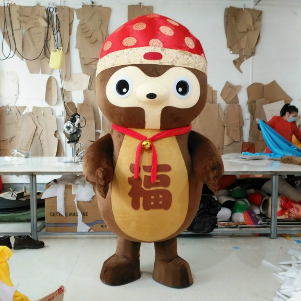 赣州科尼活动玩偶服装松鼠人偶服装定制