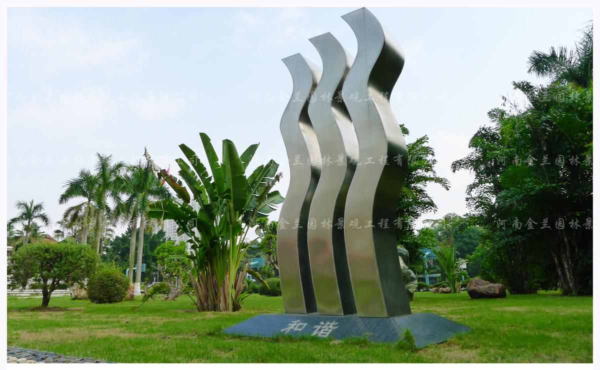 郑州抽象不锈钢雕塑厂家（图）