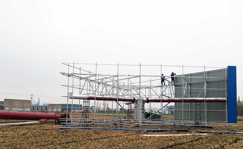 南京单立柱制作厂家--*选恒科钢构