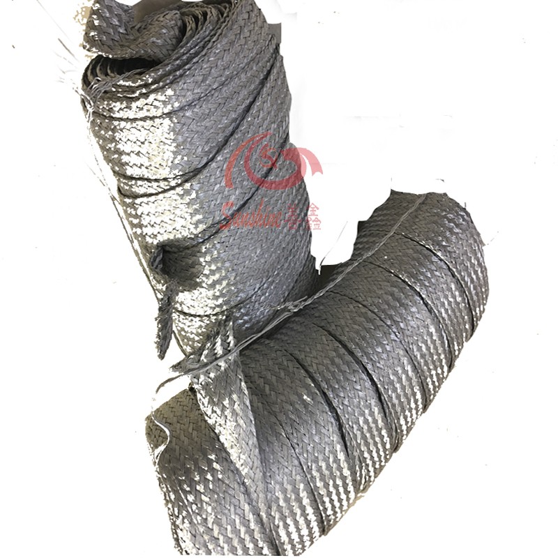 多层编织扁平铝带 纯铝软连接 大电流铝编织连接带 铝编织带