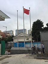 江西龙南专业生产旗杆厂家定制学校酒店工地不锈钢旗杆