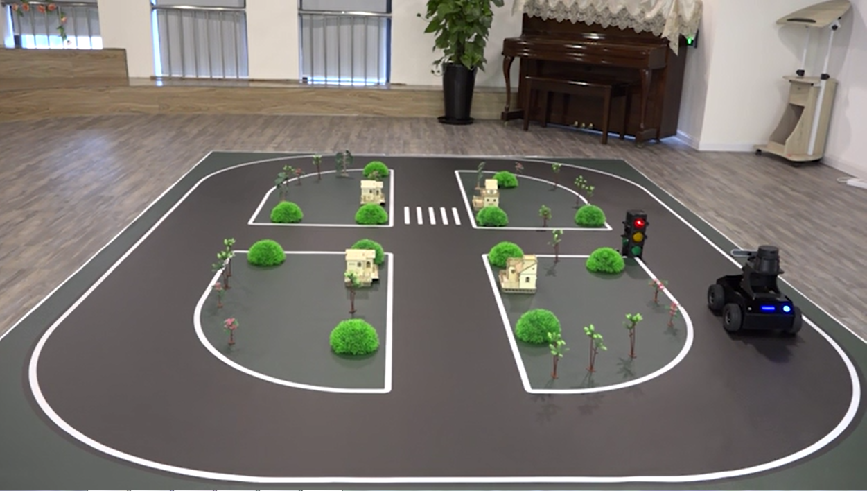 无人驾驶小车红绿灯识别ros机器人智能小车人工智能教育机器人创客教育