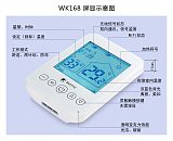 壁挂炉无线WIFI温控器WK168;