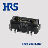 HRS广濑矩形连接器FX23-20S-0.5SV镀金触头贴装型插座;