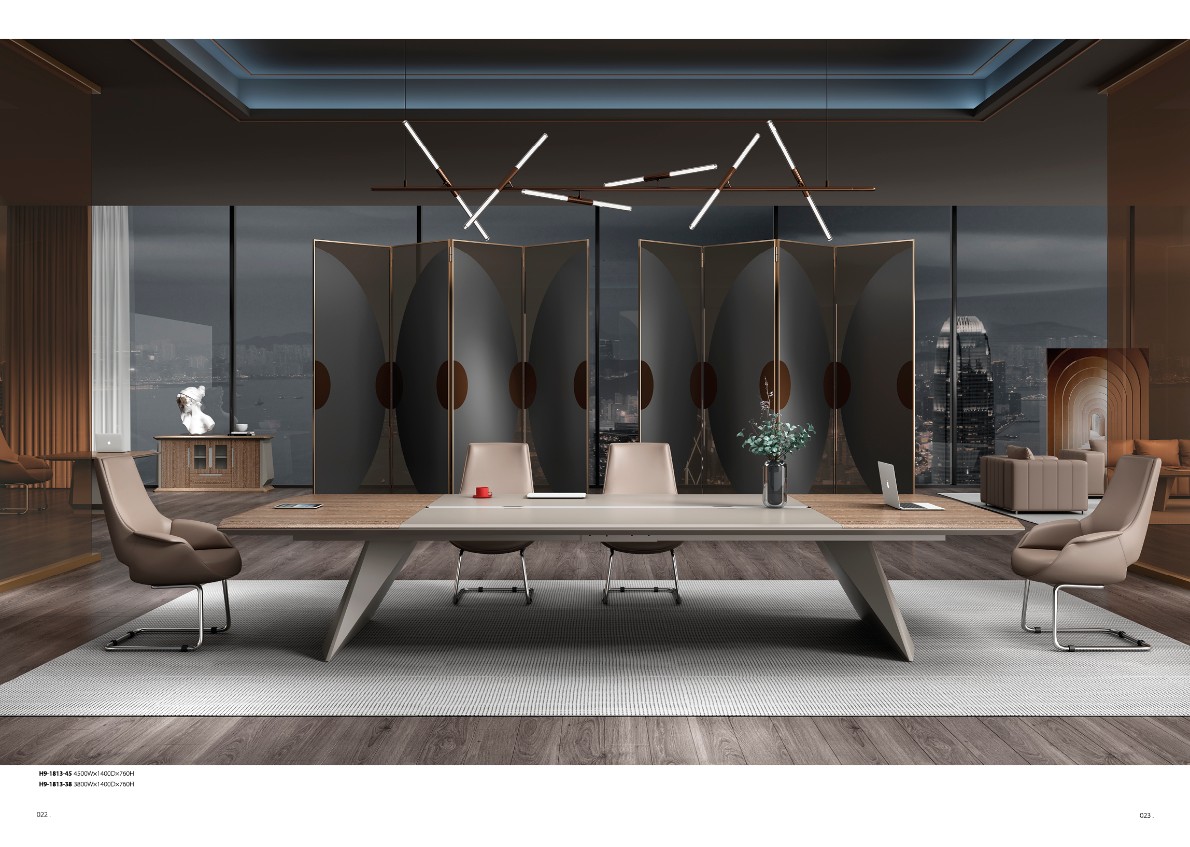 顺德巨欧家具H9系列3.8米4.5米会议桌