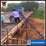 混凝土吊机轨道 河道上料机 山坡运输机 建筑上料机猛士机械厂家直销;