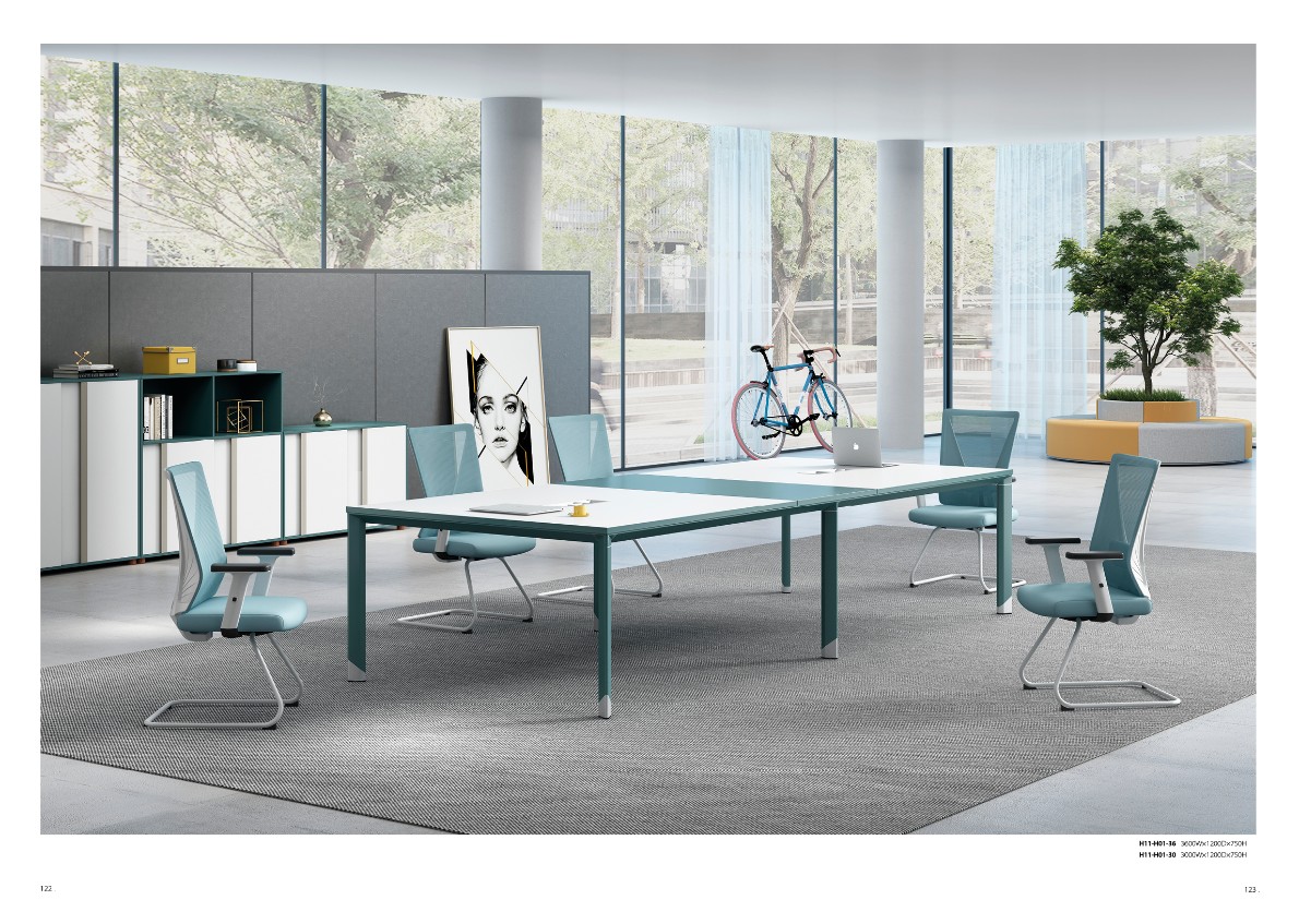巨欧H11系列小清新2米2.4米3米3.6米会议桌