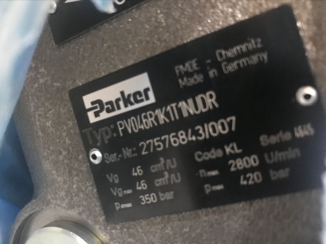 派克柱塞泵PV180R1K1T1NMMC现货