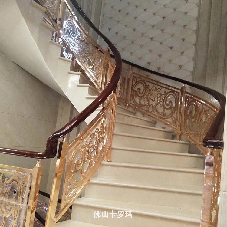 上海欧式铜雕楼梯扶手款式新颖