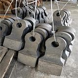 锤式粉碎机锤头铸造耐磨锤头 高铬合金锤锰钢锤头