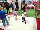 幼儿园走廊门厅投影儿童玩中学互动游戏课堂魔幻地面;