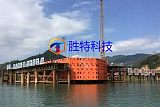 河北胜特为红水河大桥安装桥梁防撞装置;