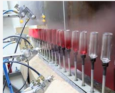 河北山东供应玻璃瓶喷液态胶 自动化生产线