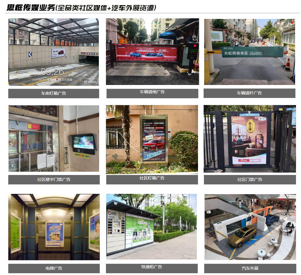 上海思框传媒社区广告 社区电梯广告投放公司