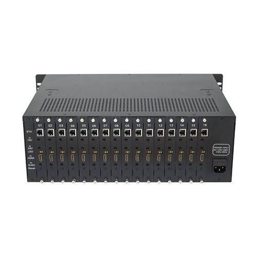杰士安4-10路机架式HDMI编码RTMP推流服务器