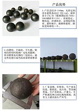 球磨机专用锻造热轧钢球生产厂家。硬度表里如一，不失圆、不破碎;
