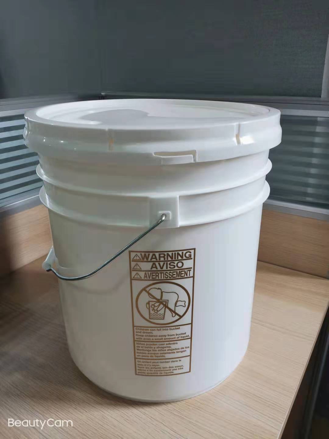 20L 直身塑料桶 中空玻璃胶包装桶 打胶机专用桶 光伏硅胶