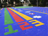 幼兒園彈性懸浮地板 防滑懸浮式拼裝地板 戶外塑料定制運動地板;