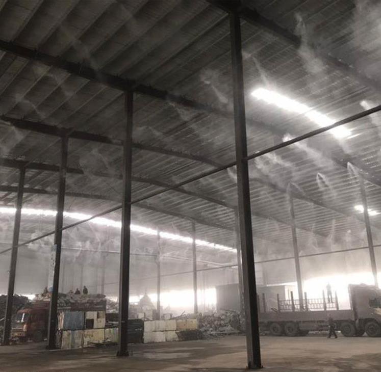 厂房喷雾降温设备加湿系统设计安装厂家施工