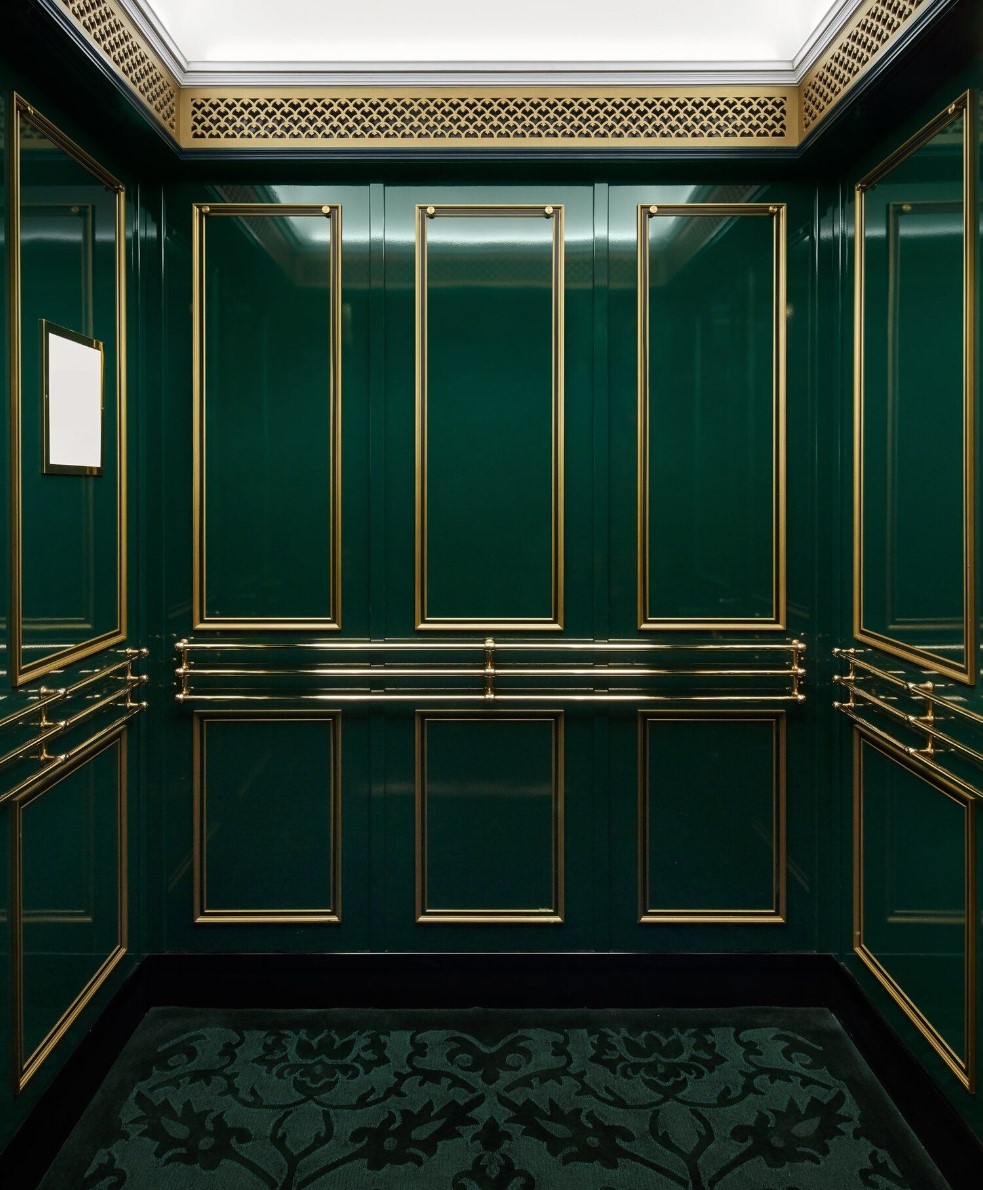电梯轿厢装潢 乘客电梯装潢 豪华家用电梯装饰
