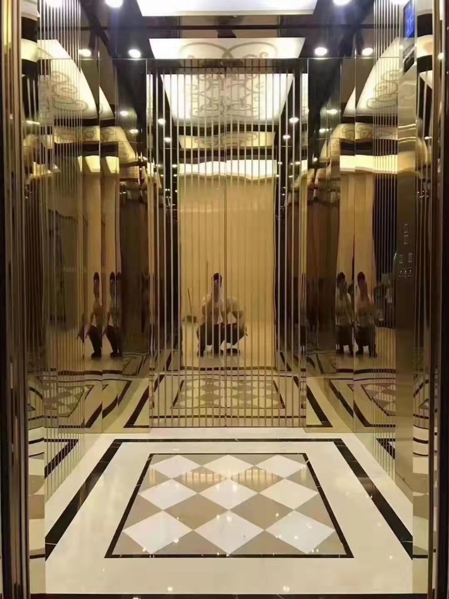 山东电梯装饰酒店别墅商场客梯扶梯装潢门套轿顶定做翻