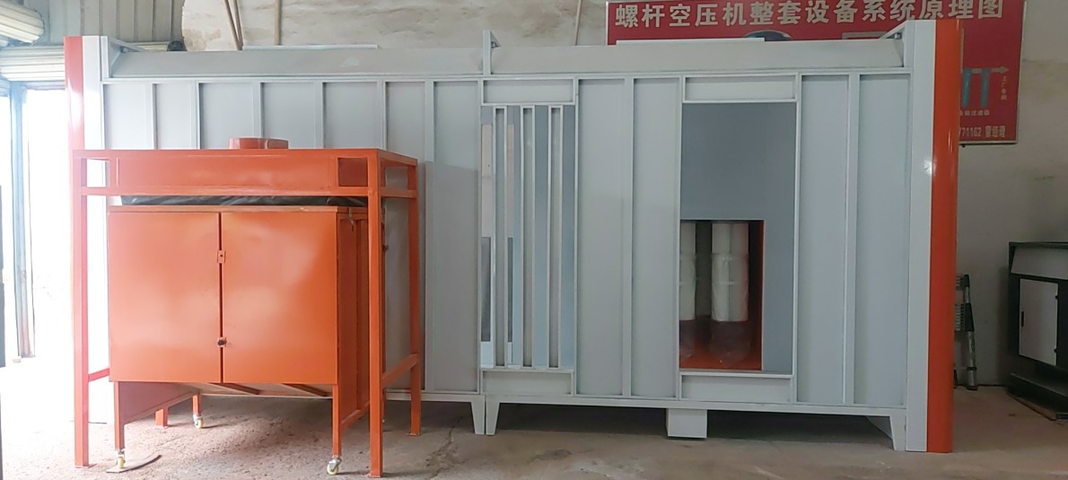 广东铝艺护栏大门 静电喷涂设备 自动喷涂流水线