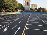 南京地面停车场厂区道路划线-南京达尊交通工程有限公司