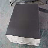 深灰色硬质PVC挡土板 防水耐磨PVC硬塑料板可定尺;