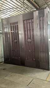 西安玻璃铜门制作厂家 欧式铜玻璃门价格;
